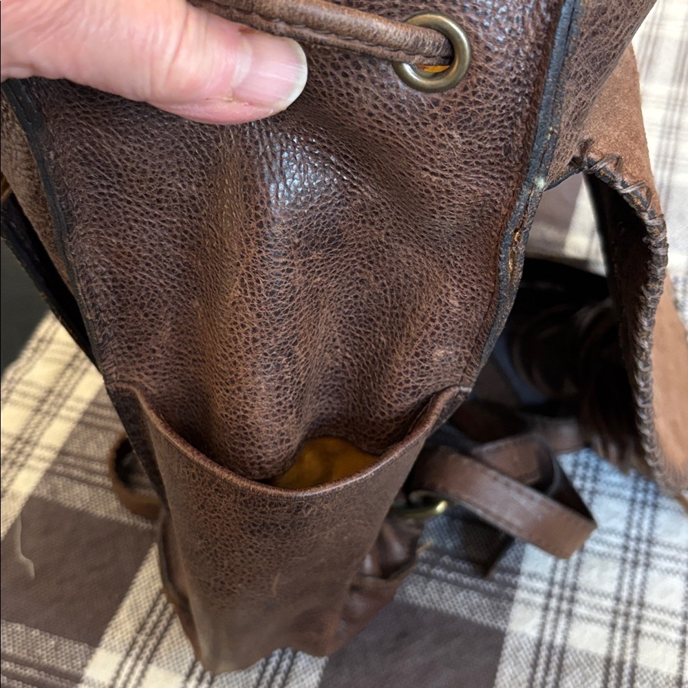 Patricia Nash Jovanna Western distressed leather Backpack - Picture 11 of 14